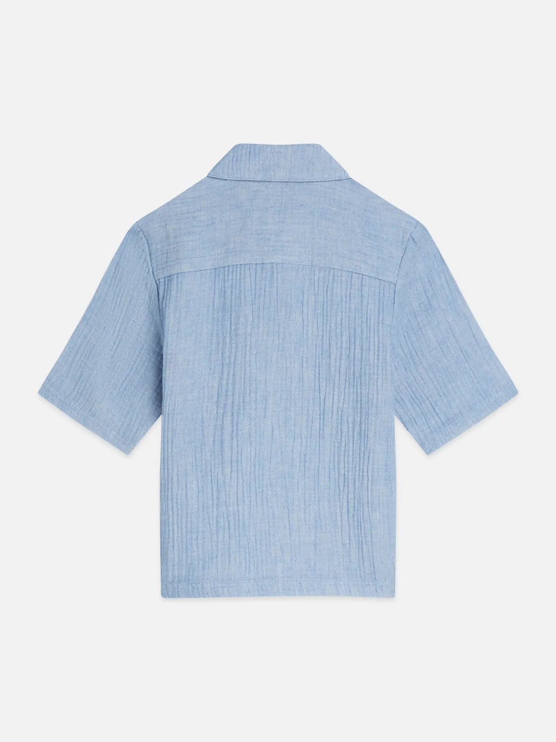 Boys' Cotton Chambray Short-Sleeve Shirt