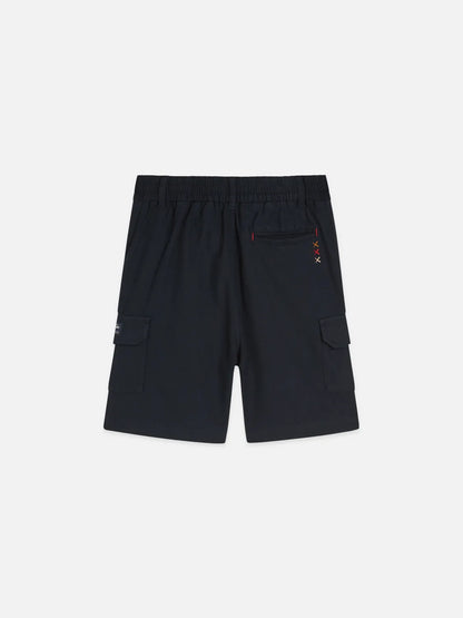 Boys' Cotton-Linen Cargo Shorts
