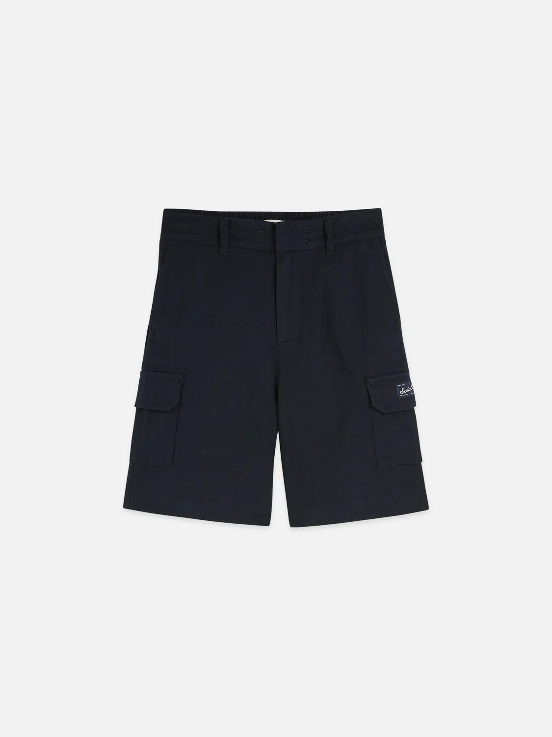 Boys' Cotton-Linen Cargo Shorts