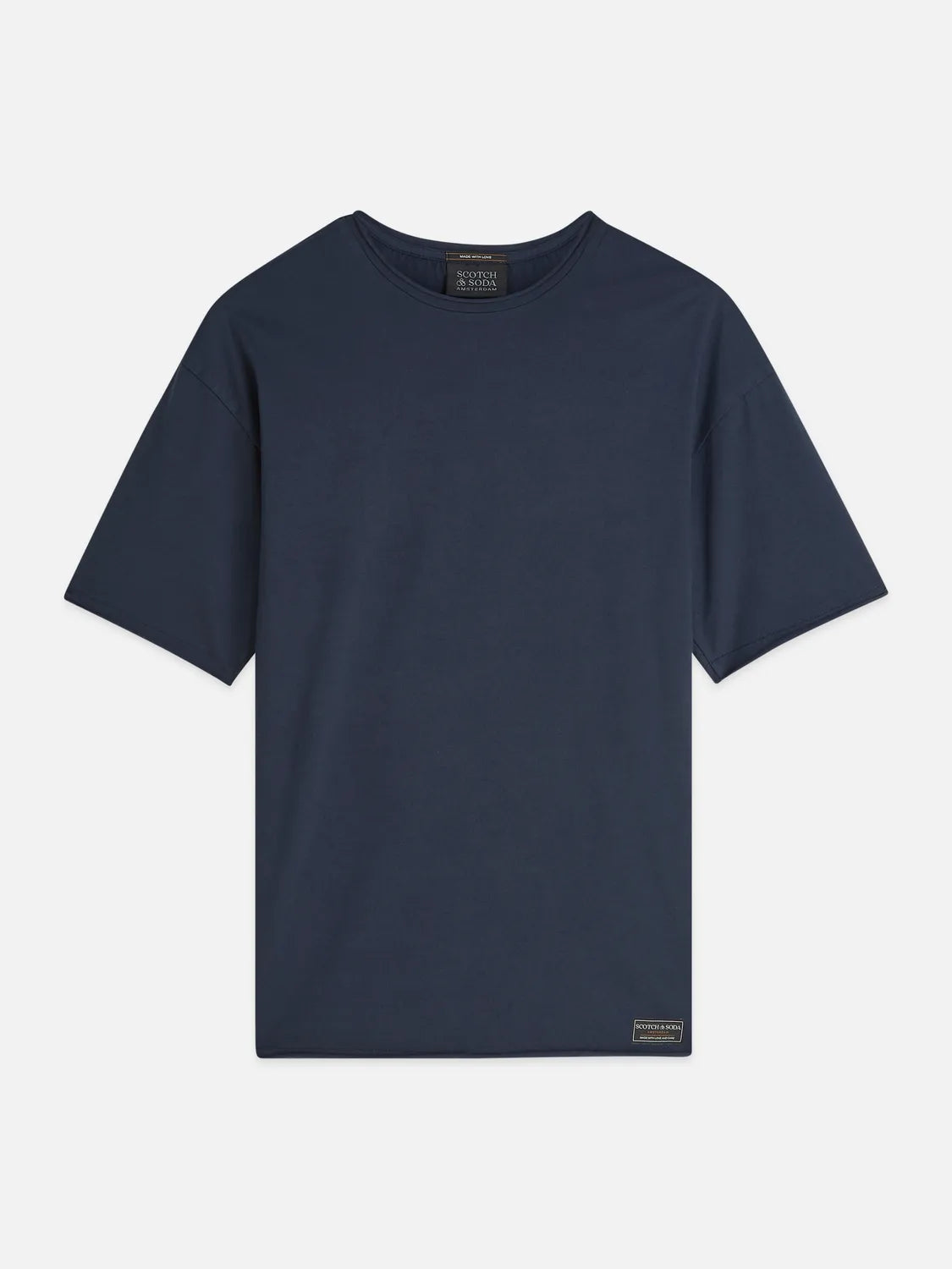 Essentials Raw-Edged Relaxed-Fit Garment-Dyed T-Shirt