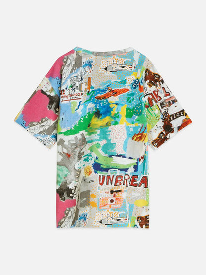 Scotch & Soda x Basquiat Boys' Printed Relaxed-Fit T-Shirt