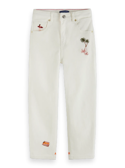 The Tide High-Rise Balloon Jeans - Beach Scene