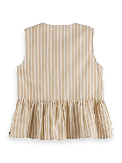 Sleeveless Bow Top
