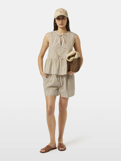 Sleeveless Bow Top