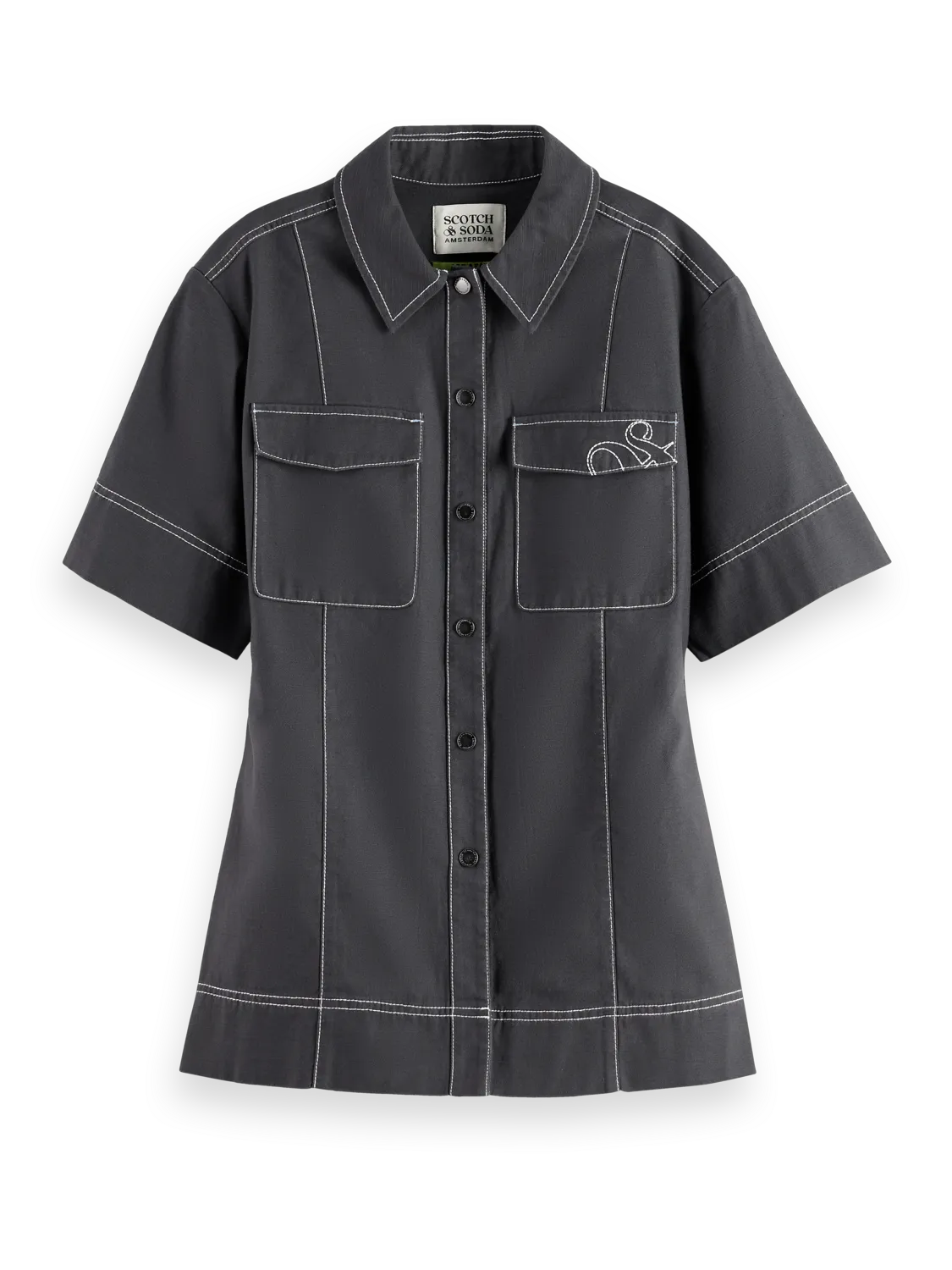 Patch Pocket Short Sleeve Shirt