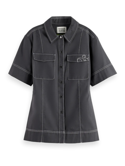 Patch Pocket Short Sleeve Shirt