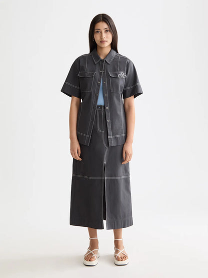 Patch Pocket Short Sleeve Shirt