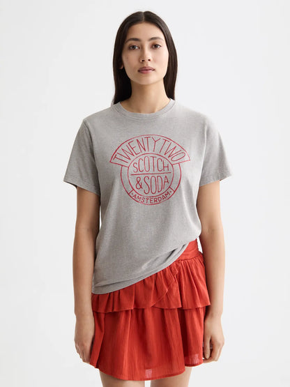 Washed Regular Fit T-Shirt With Graphic