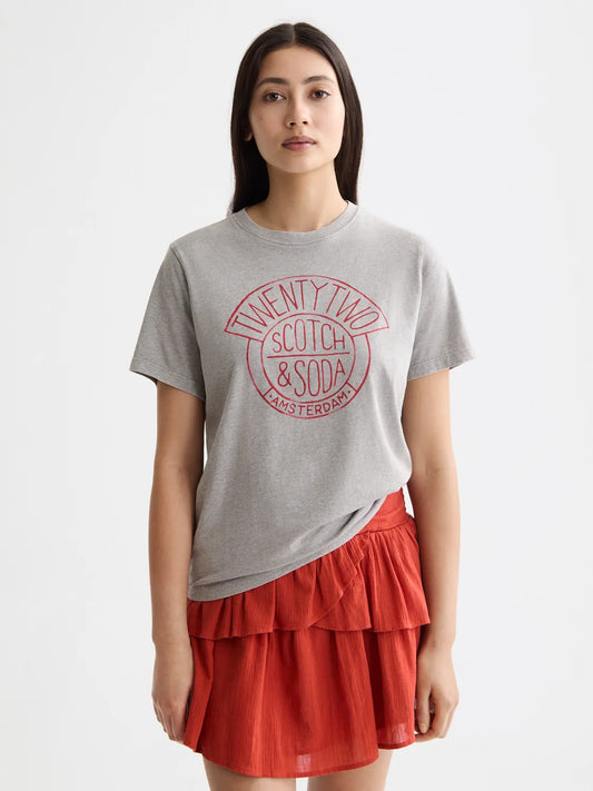 Washed Regular Fit T-Shirt With Graphic