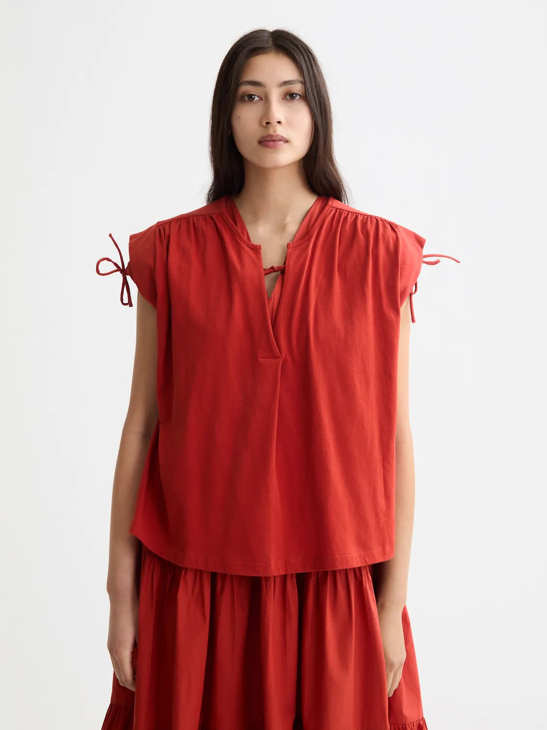 Drapey V-Neck T-Shirt