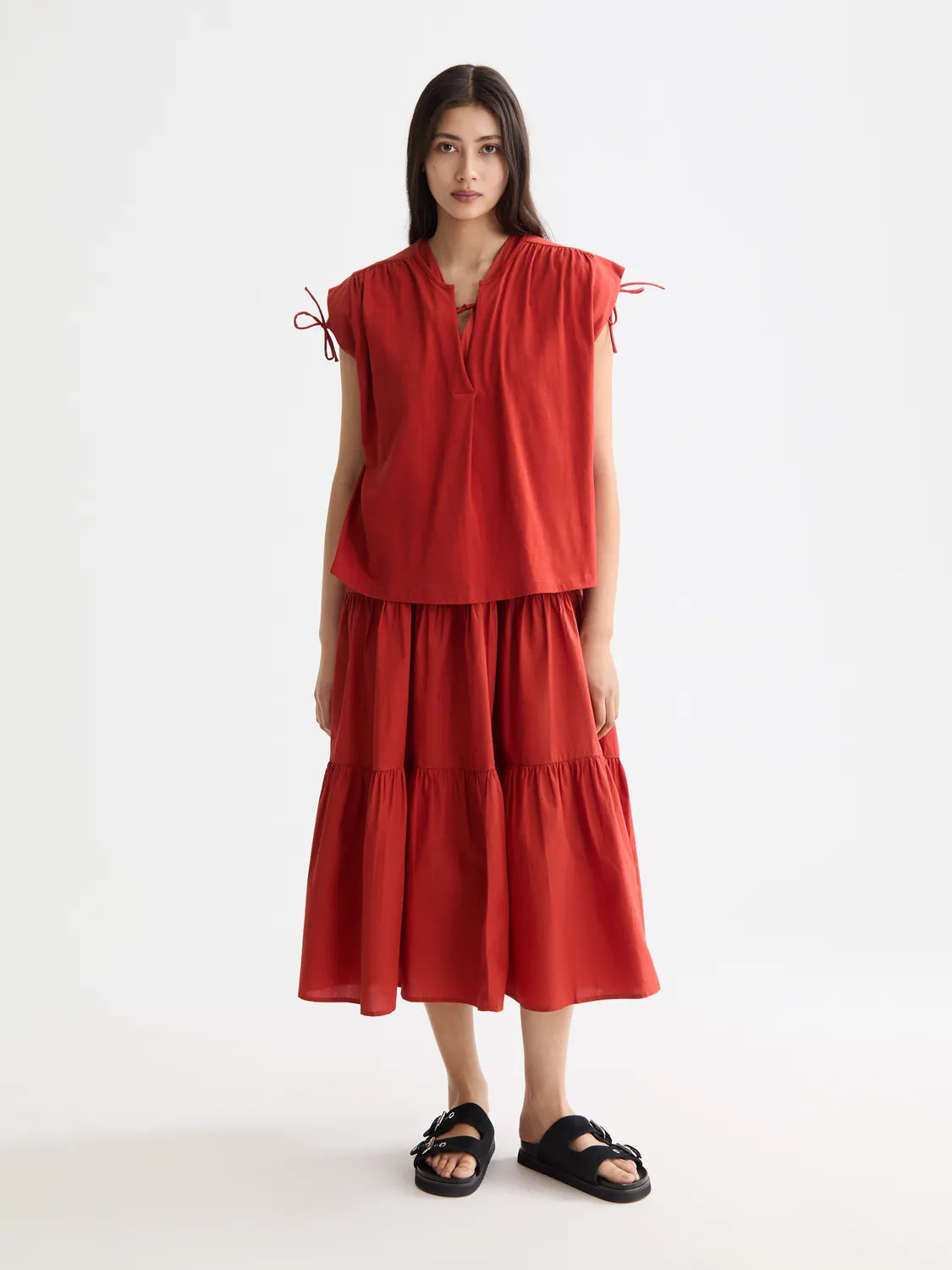 Drapey V-Neck T-Shirt