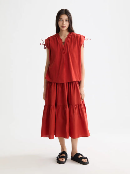 Drapey V-Neck T-Shirt