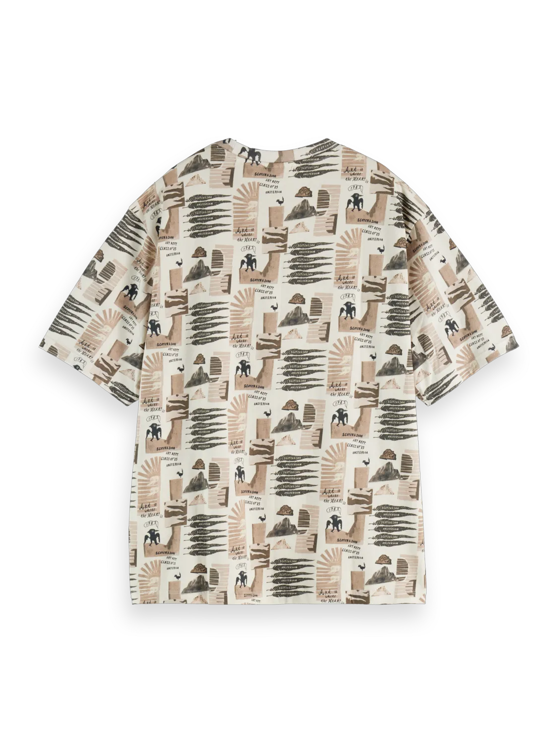 All Over Printed Loose Fit T-Shirt