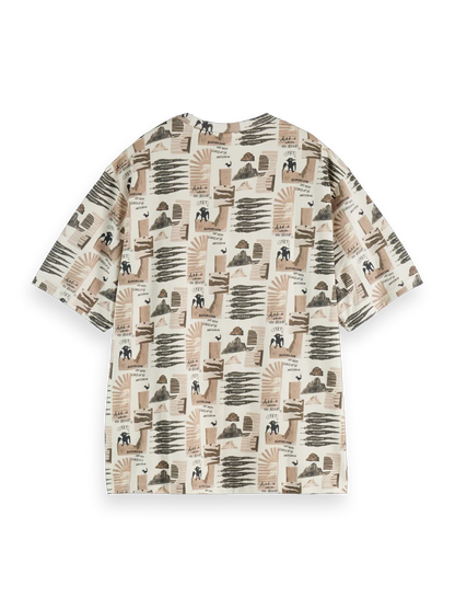All Over Printed Loose Fit T-Shirt