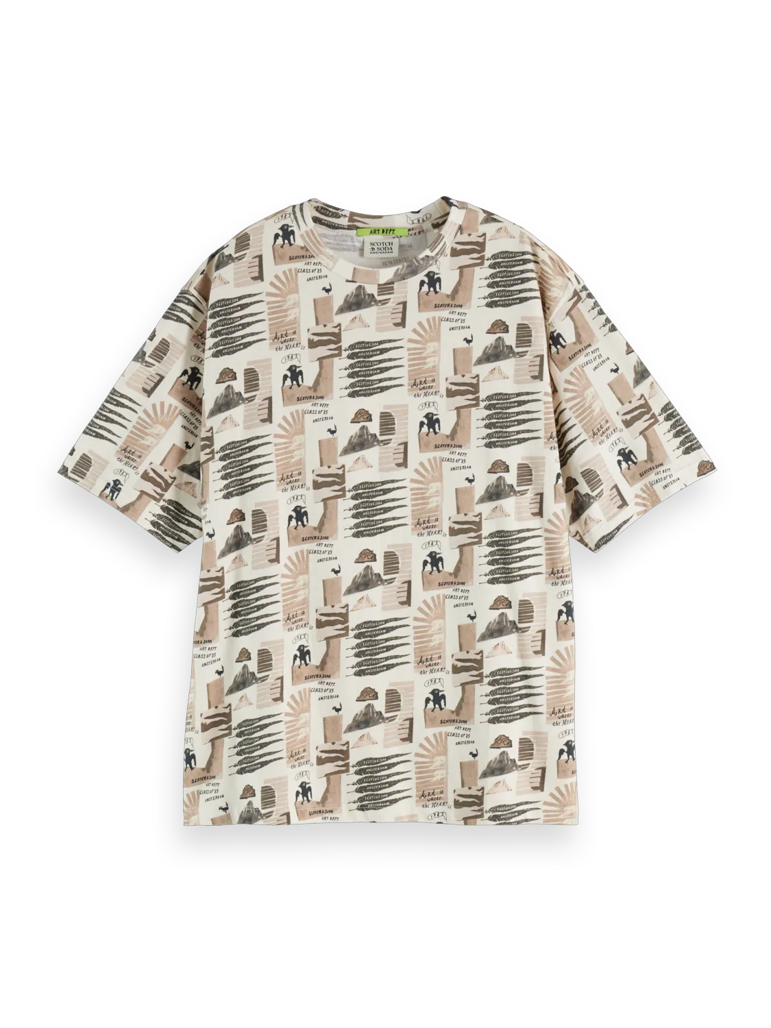 All Over Printed Loose Fit T-Shirt