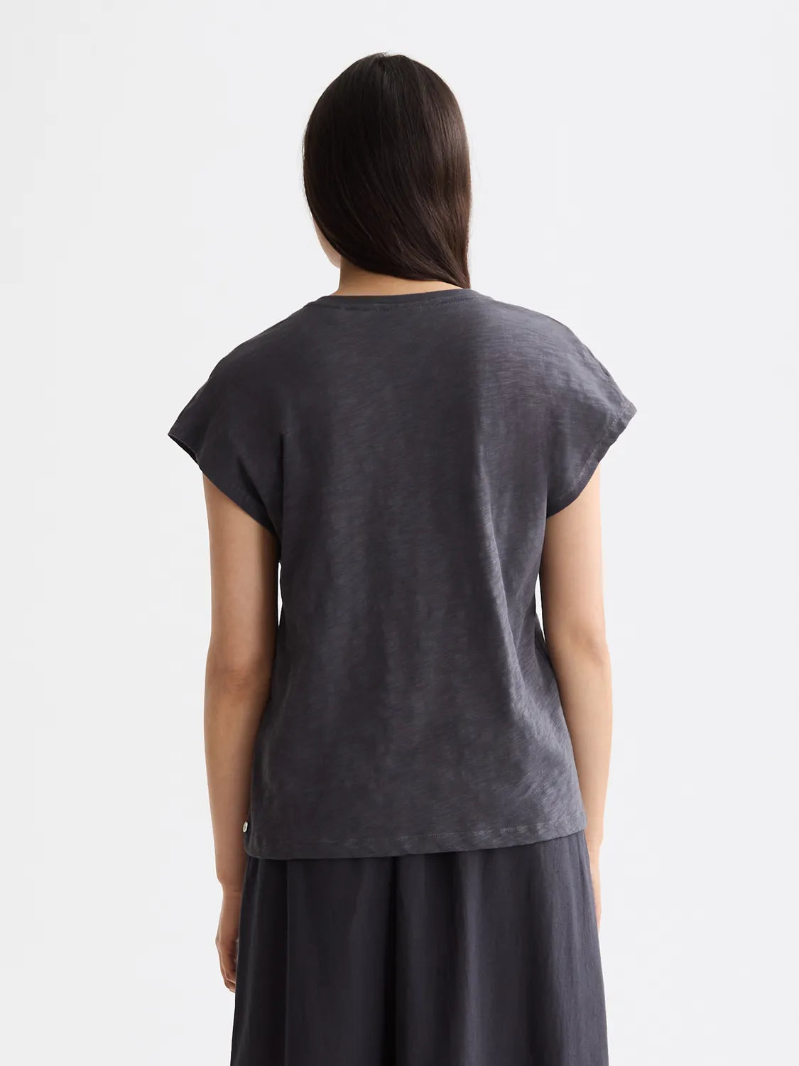 Embroidered V-Neck T-Shirt