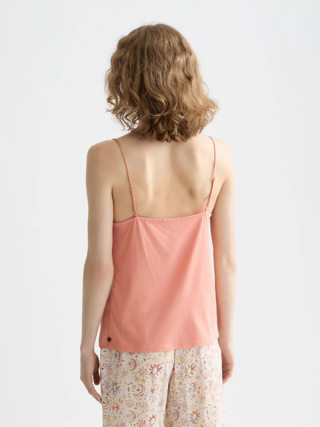 Singlet Woven Front Jersey Back Tank