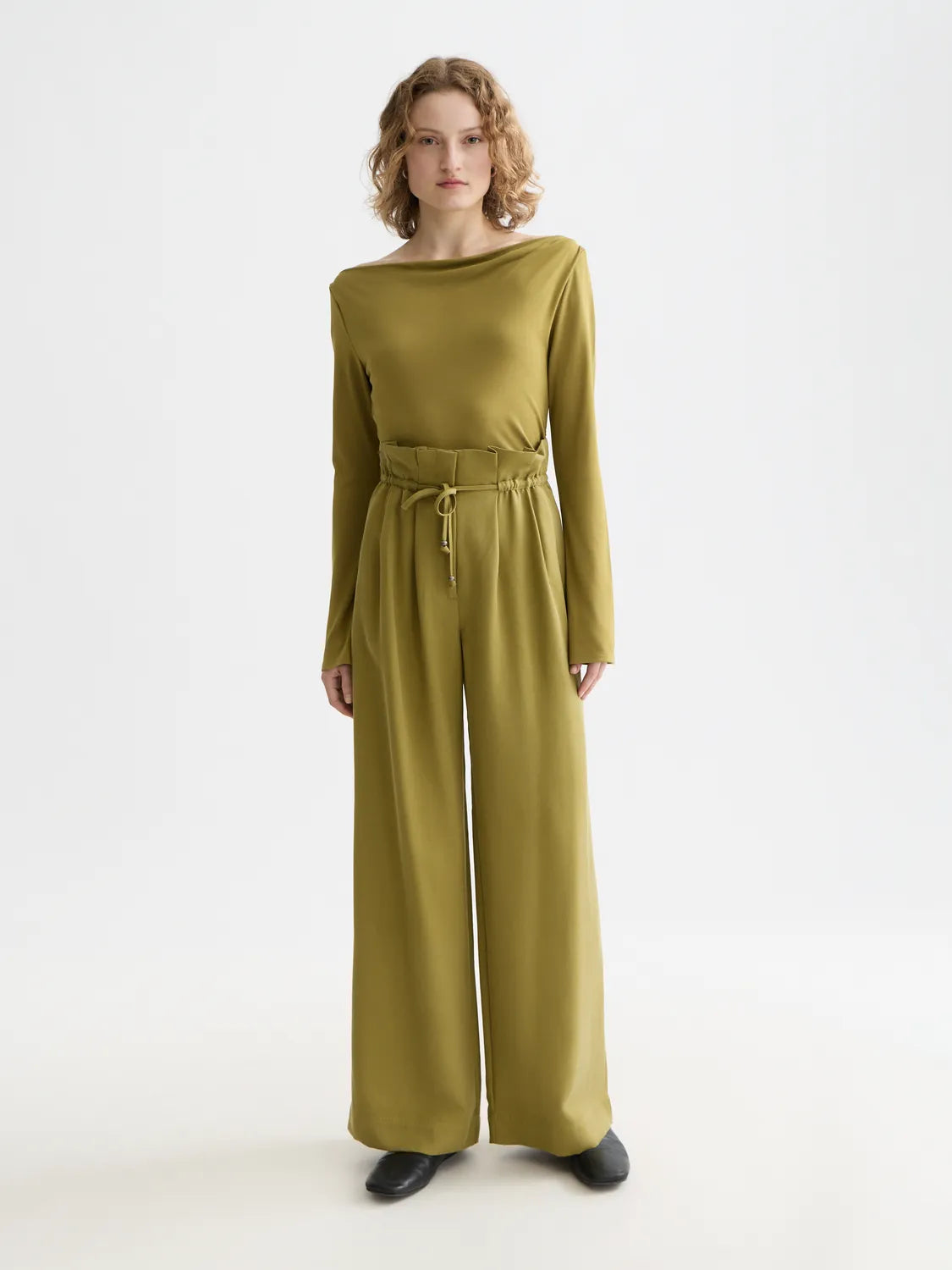 Drapey Modal Long Sleeve T-Shirt