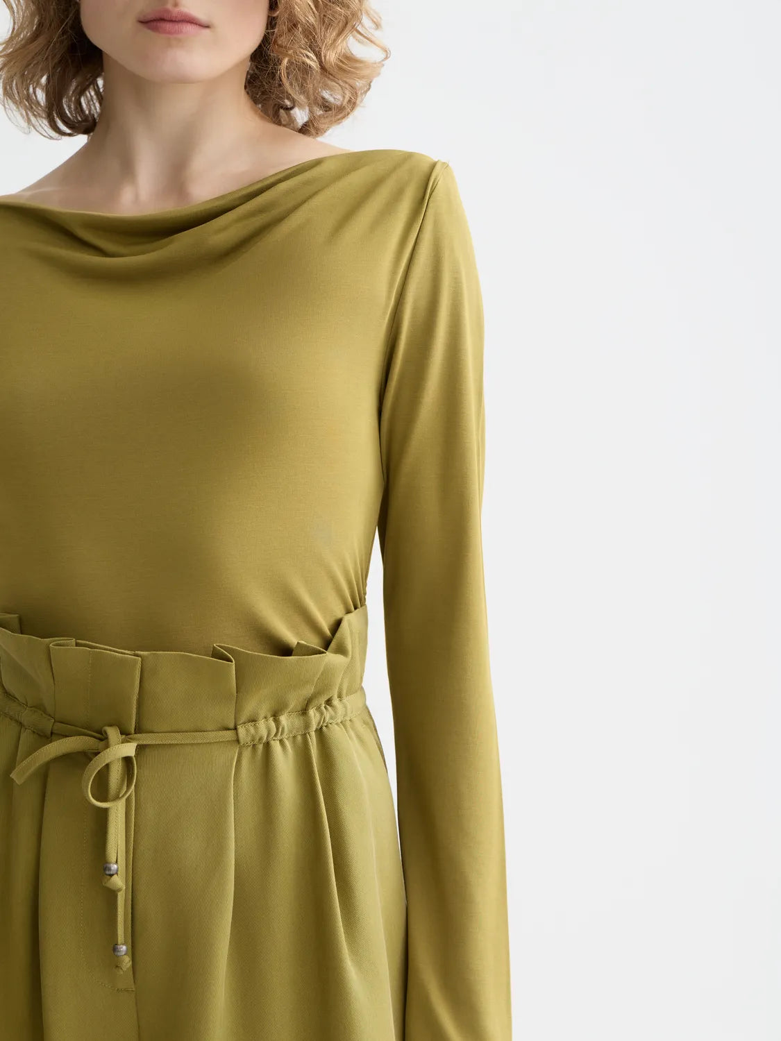 Drapey Modal Long Sleeve T-Shirt