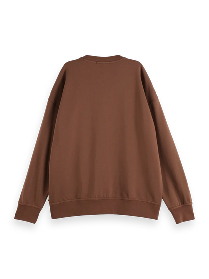 Love Crush Fringed Heart Oversized-Fit Sweatshirt