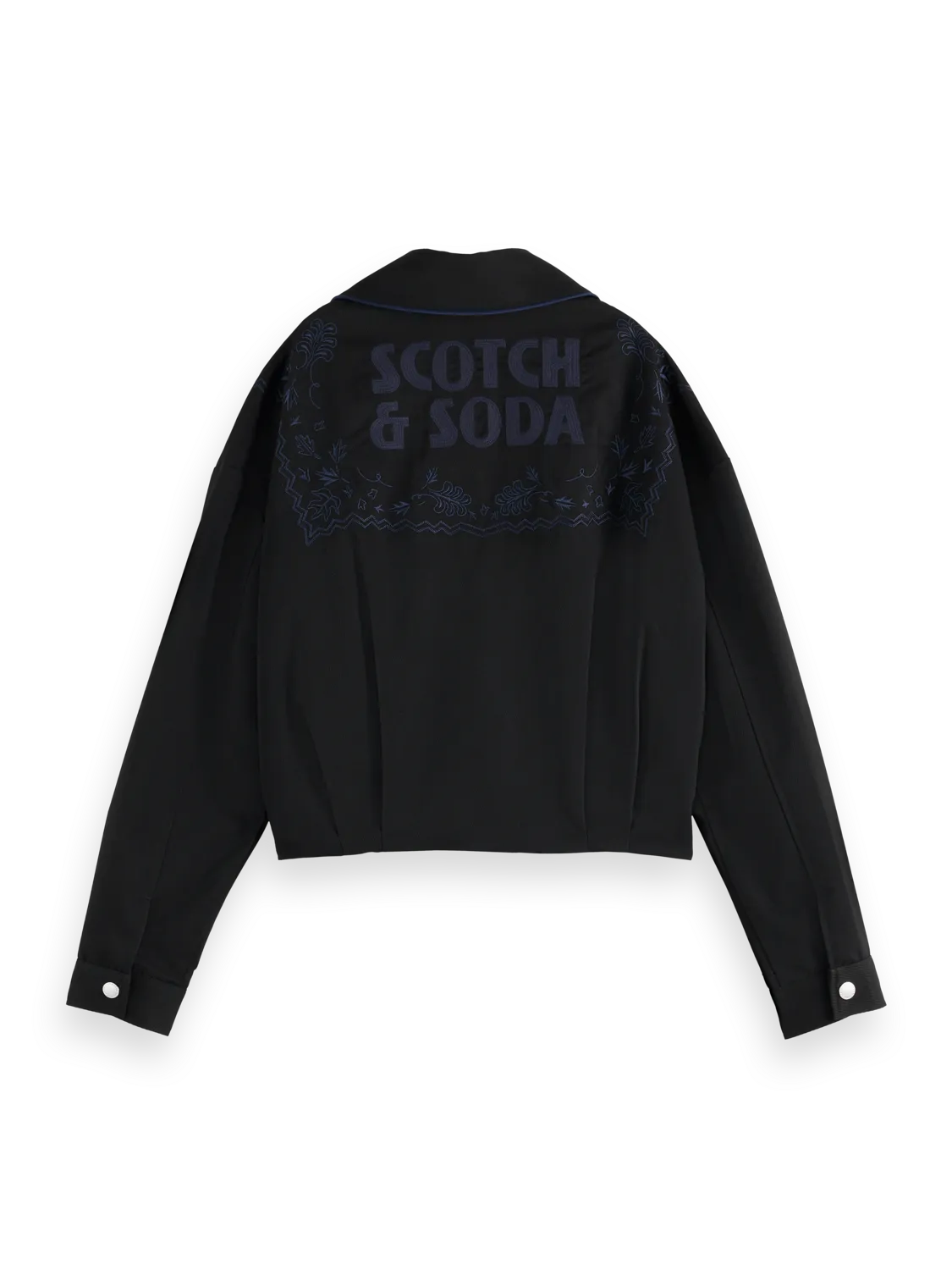 Embroidered bomber jacket