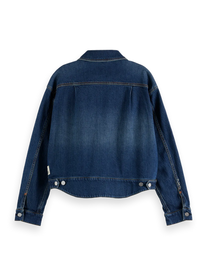 Cropped denim jacket — Let It Rain 750 years celebration