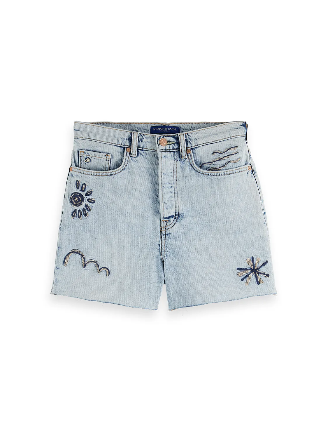 The Ray Cut Off Denim Short | Spring Lights