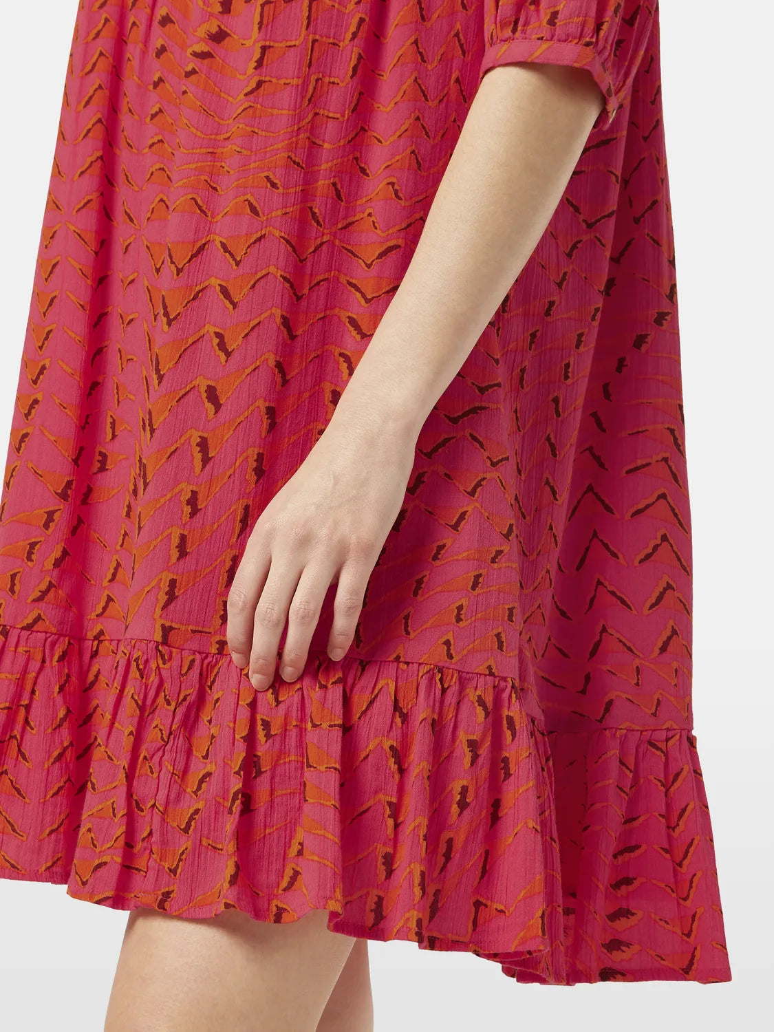 Crinkle Mini Dress