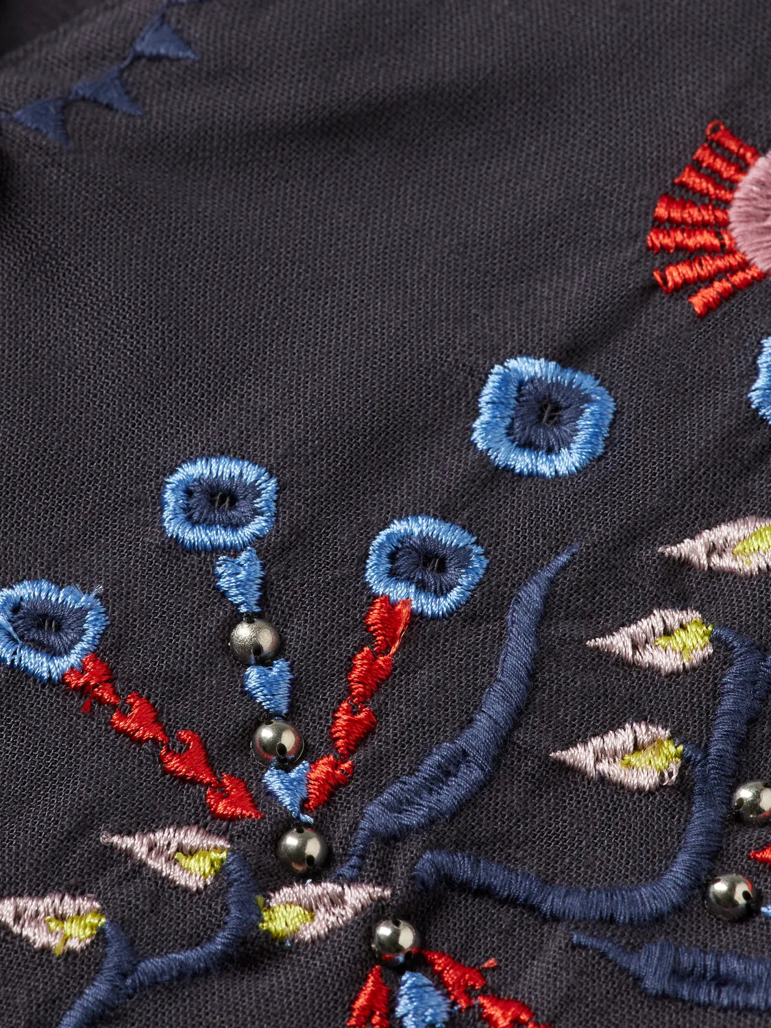 Embroidered Maxi Dress