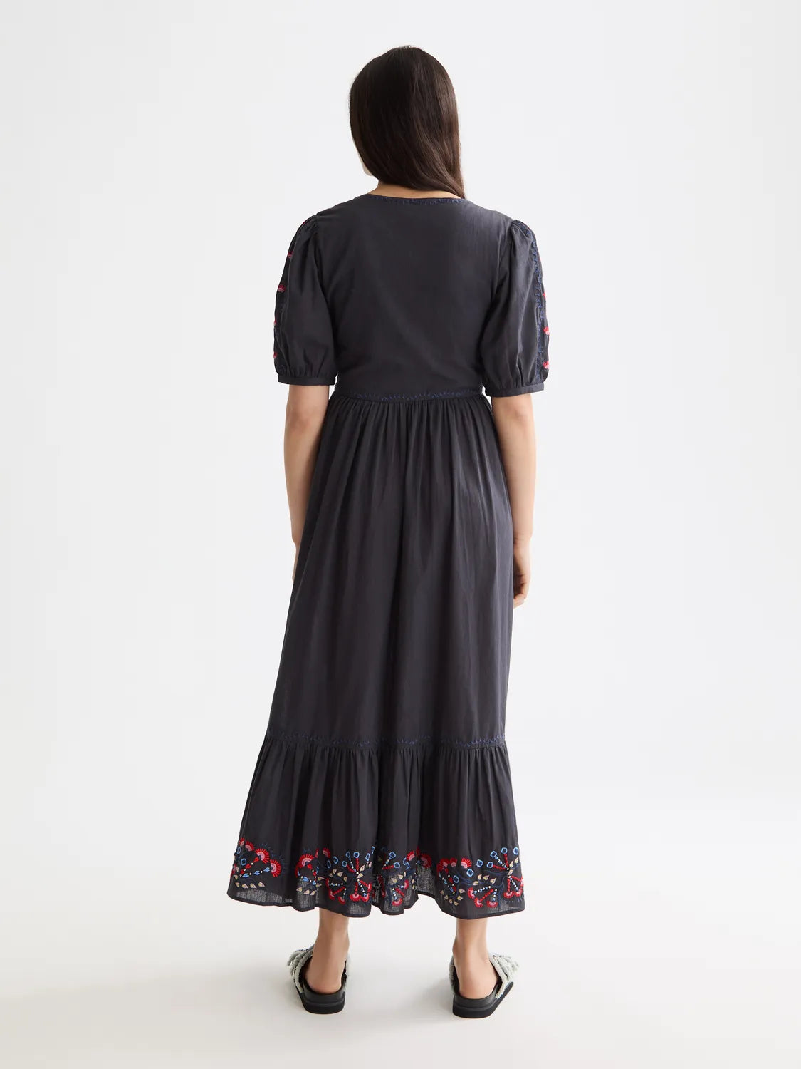 Embroidered Maxi Dress