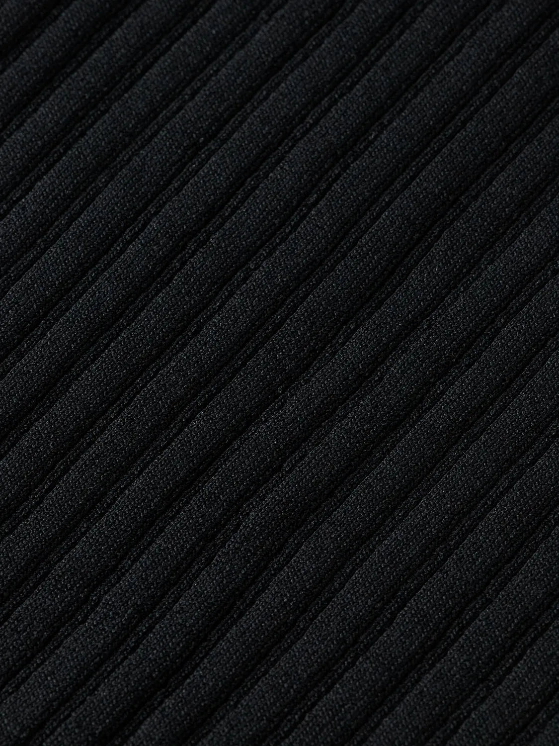 Rib knitted wrap dress