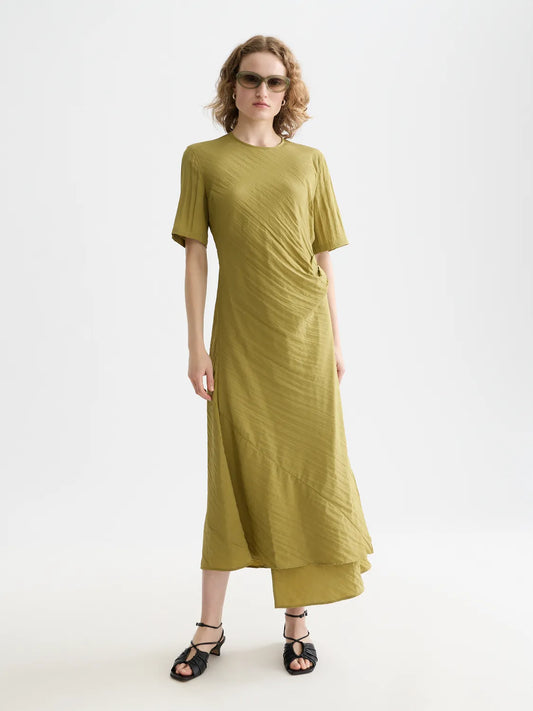 Tie Wrap Midi Dress