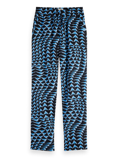 House of Mirrors Printed Mid-Rise Beach Pant