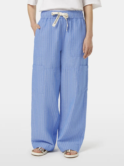 Noa High-Rise Wide-Leg Cargo Pant