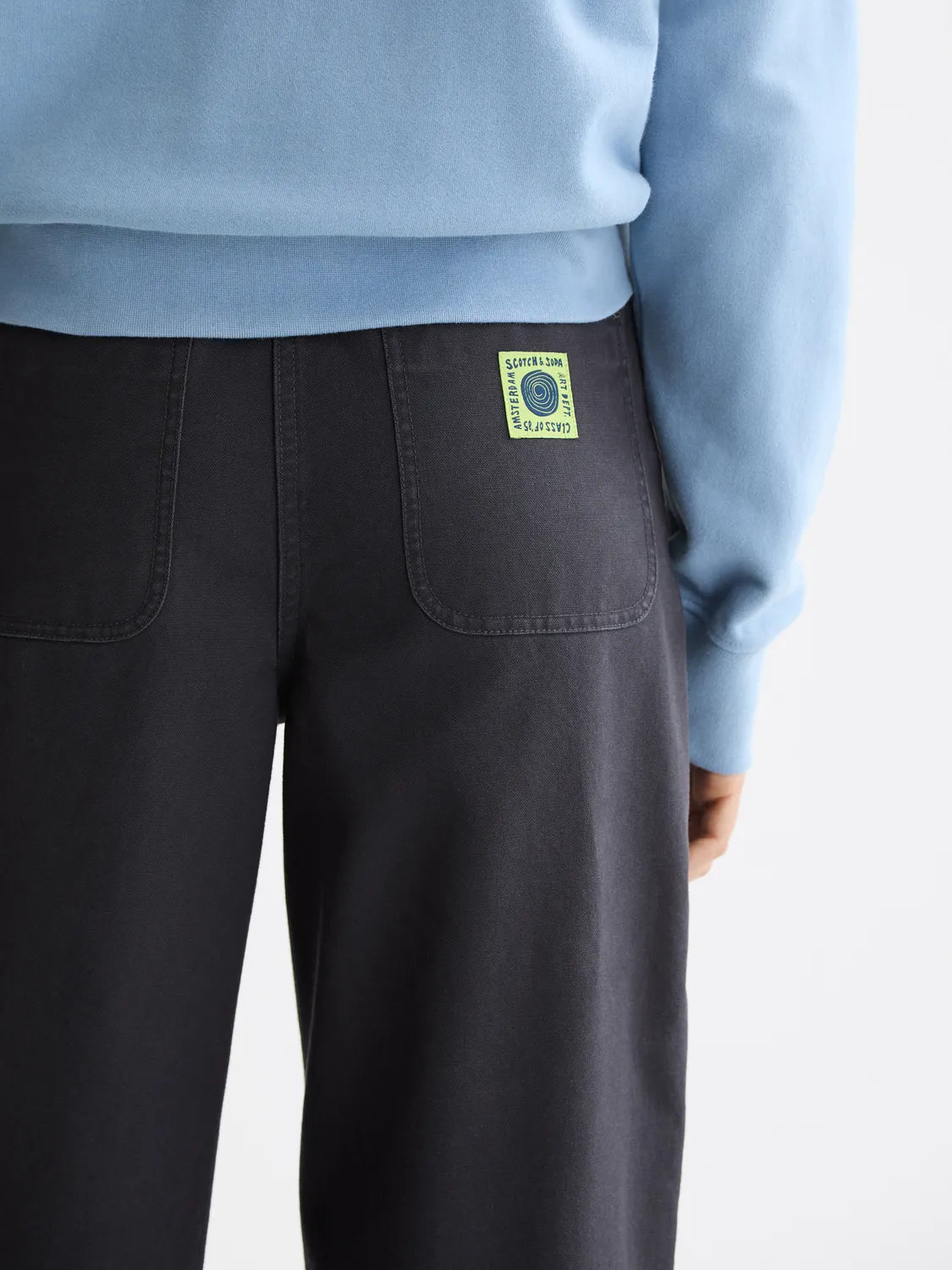 Raine - High Rise Wide Leg Washed Pants