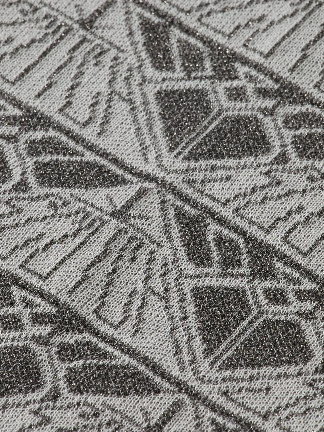 Monogram jacquard knitted trousers