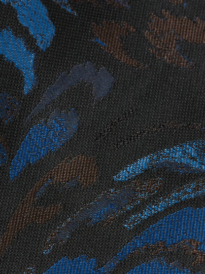 Ripple pheasant jacquard straight leg pant