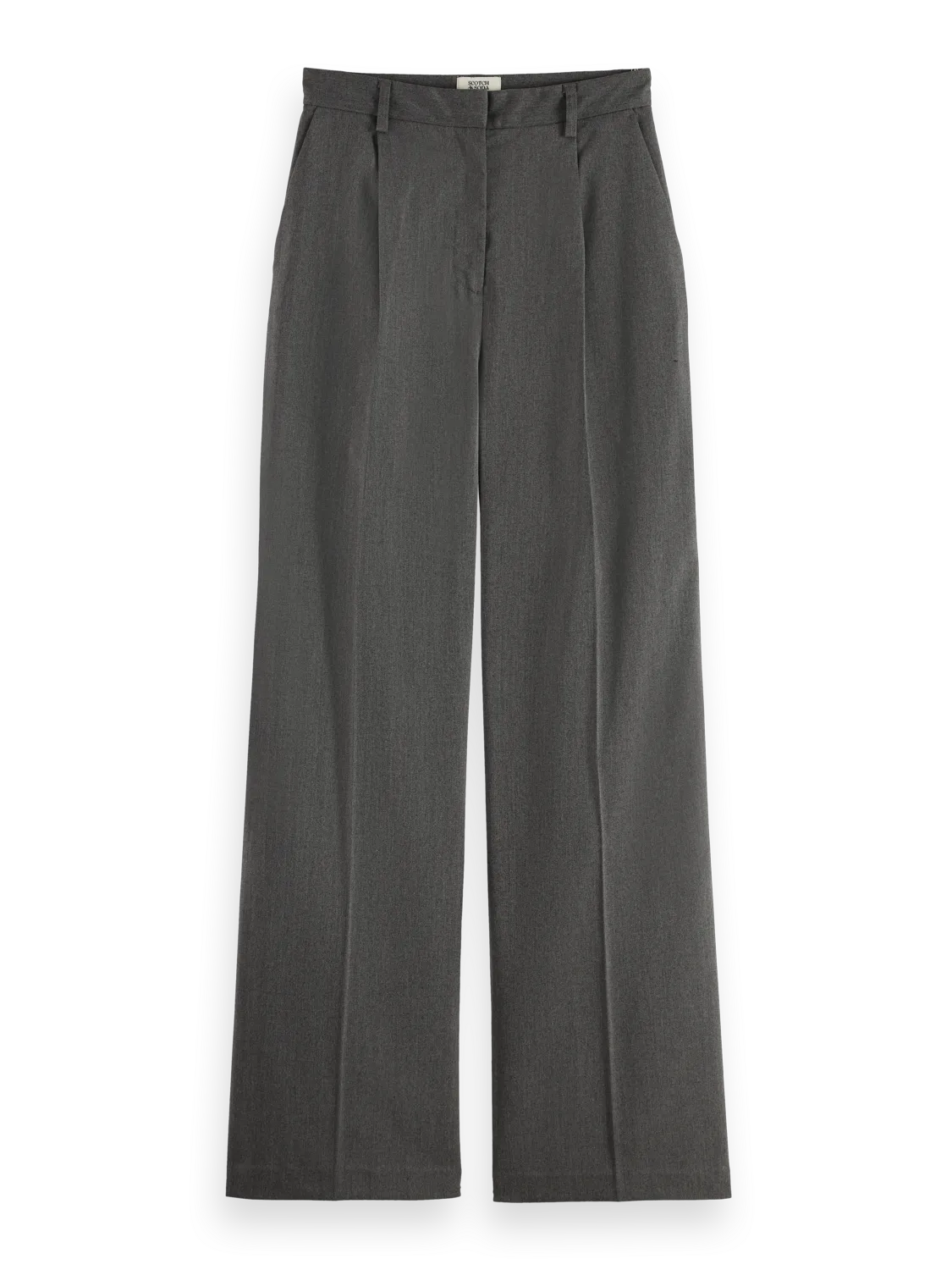 Rose high rise wide leg herringbone pant
