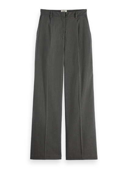 Rose high rise wide leg herringbone pant