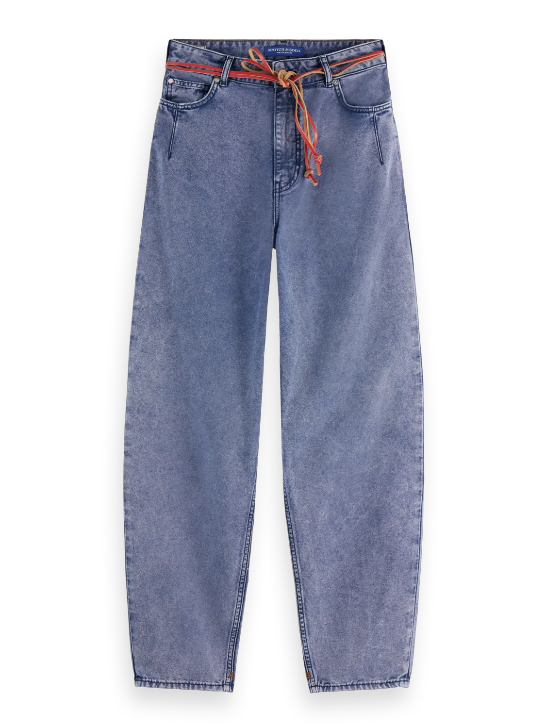 The Tide Longer Inseam Balloon Jeans In Mountain Dyed Canvas