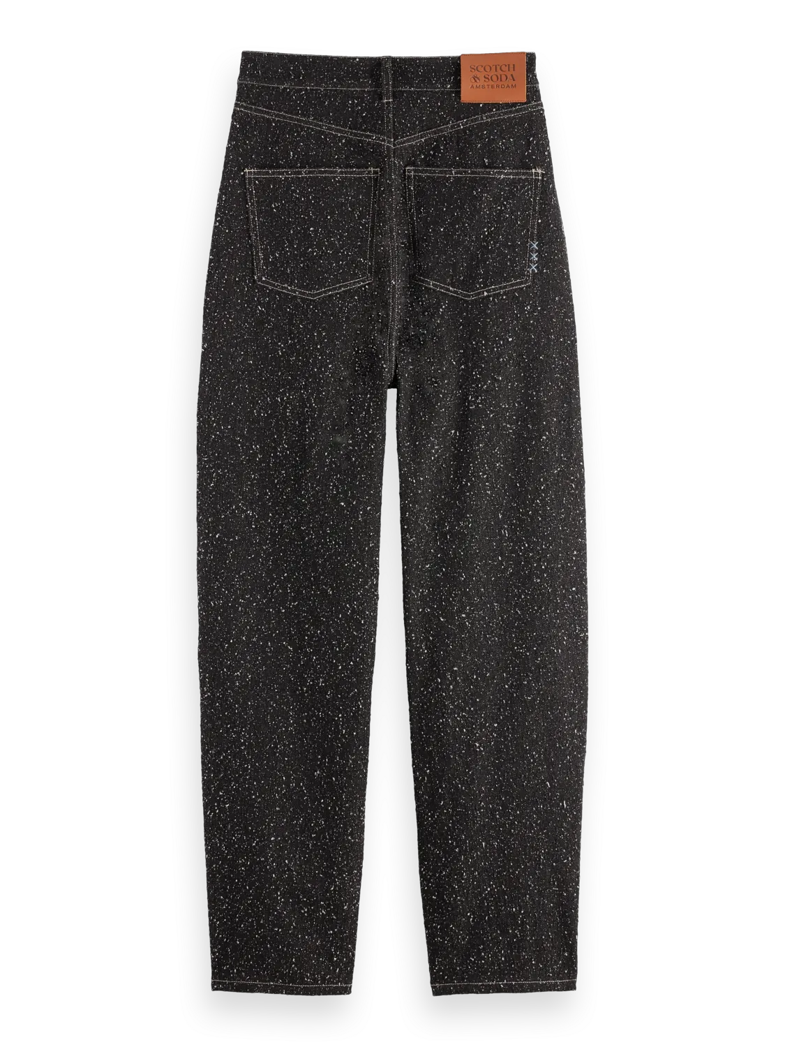 The Tide Balloon jeans — Black Snow
