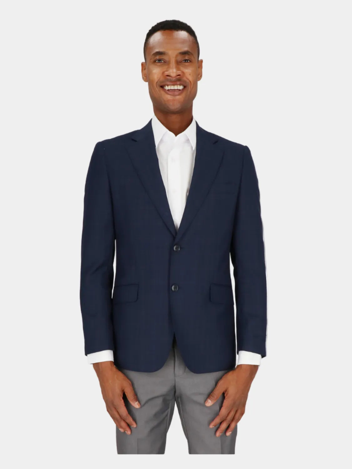 Two Button Notch Lapel Slim Fit Sportscoat