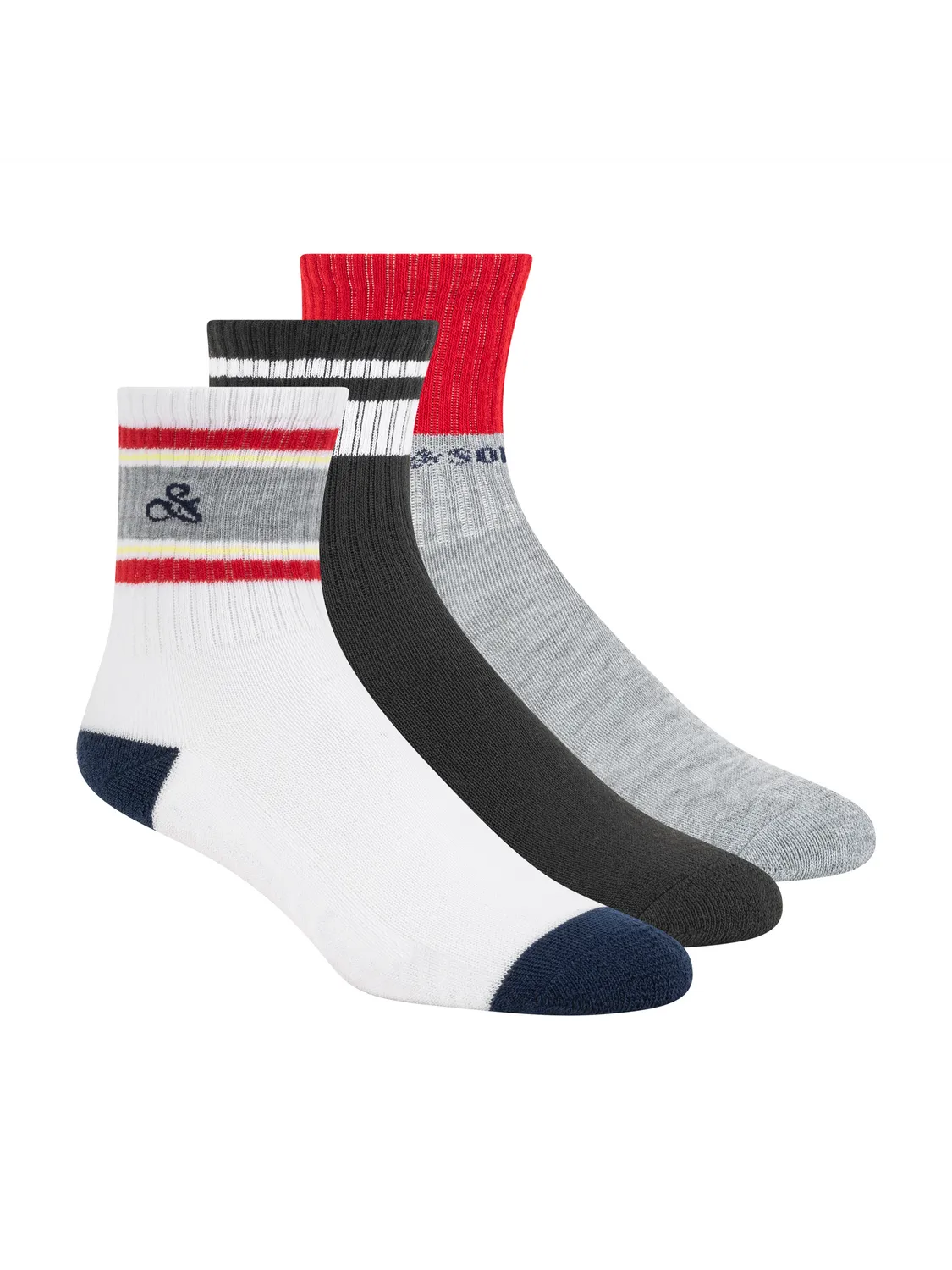Boys' 3-Pack 1/2 Terry Crew Sock