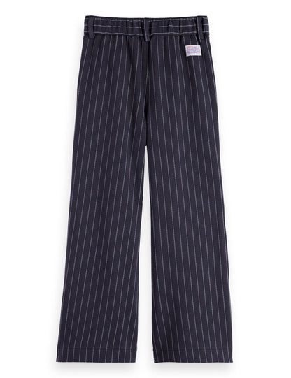 Girls' Wide-leg pinstripe pants