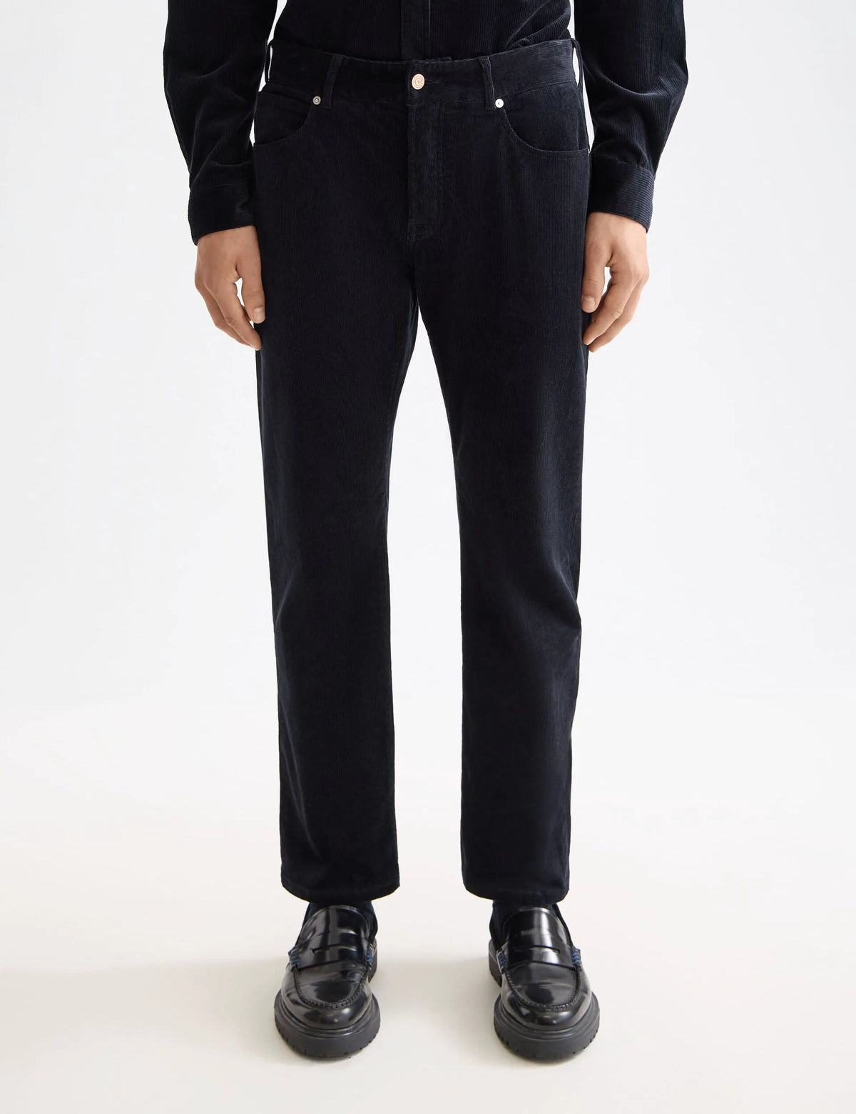 The Zee straight pants in coloured corduroy