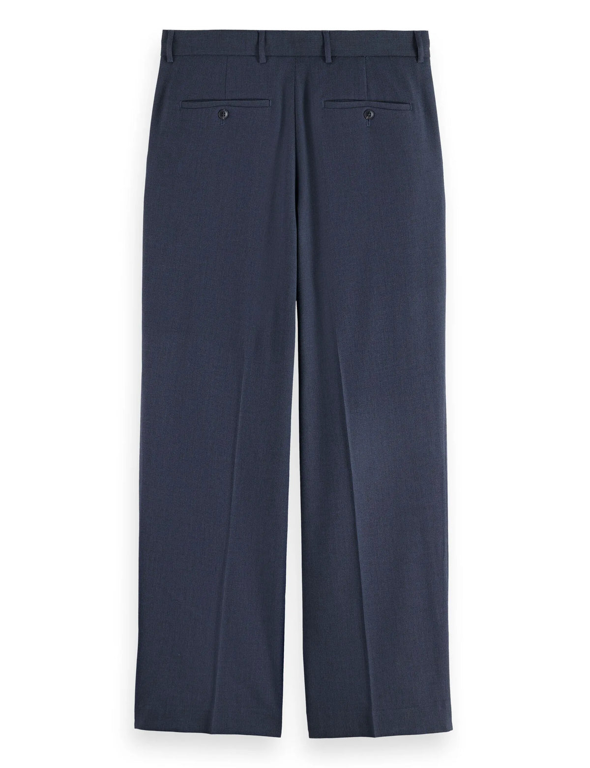 Yarn-dyed cool wool-blend baggy fit chino