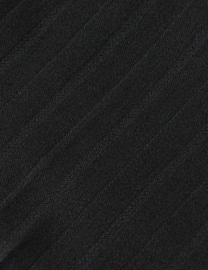 Otis- sateen-trimmed structure stripe relaxed straight chino