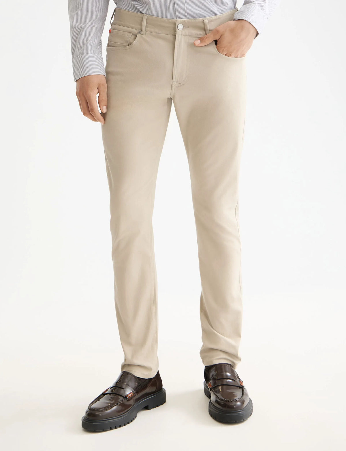 Ralston- cotton-blend twill regular slim fit 5-pocket pant