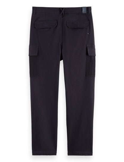 Harper- Garment-dyed cotton blend loose tapered cargo