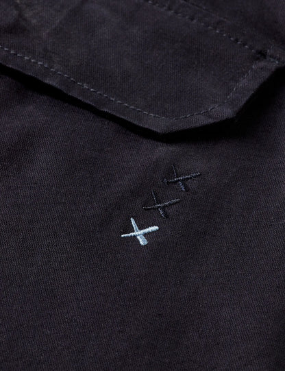 Harper- Garment-dyed cotton blend loose tapered cargo